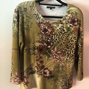 Lightly beaded sweater